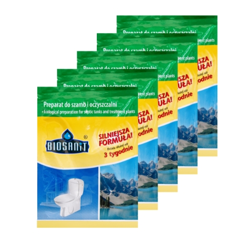 Biosanit saszetki 20x30g Bakterie do Szamba Oczyszczalni