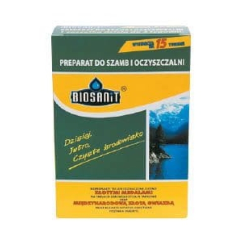 Biosanit saszetki 5x30g – Bakterie do Szamba Oczyszczalni